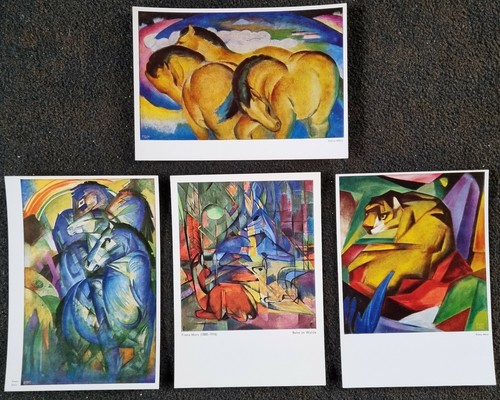 Franz marc 4 - 4, postkarten