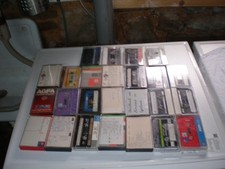 Konvolut  MC KASSETTEN   25 St.  TDK   BASF  AGFA  bespielte Leerkassetten !!!