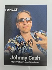 JOHNNY CASH AUTOGRAMM SIGNIERT AUTOGRAPH SIGNED Autogrammkarte Erotik MODEL