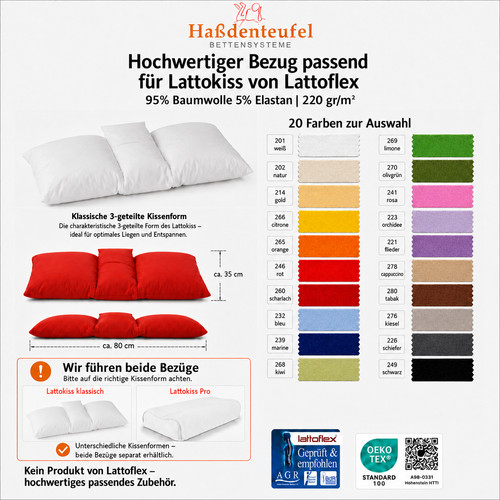 Kissenbezug für lattokiss - für,