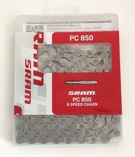 SRAM PC 850 Fahrradkette 6/7/8-fach 114 Glieder mit PowerLink silber