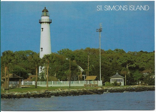 Super postkarte st simons - super,