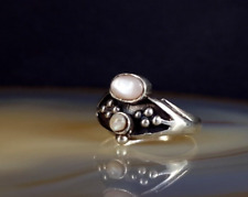 Ring Silber 925 rosa Perlmutt 16,5 mmv- apart & zeitlos 