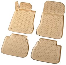 Gummi Fussmatten passend für MERCEDES E-Klasse | W210 S210 | 1995-2002 | beige