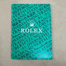 Rolex Booklet Broschüre