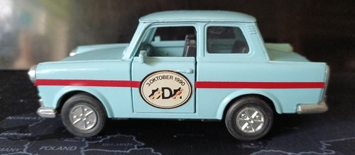 Trabant 601 blau ddr 1989 - trabant,