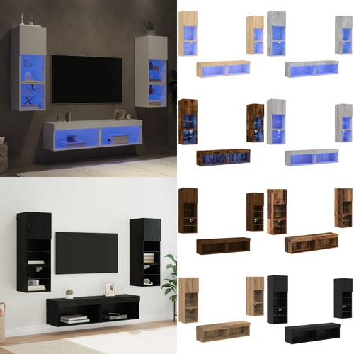 Wohnwand mit led wohnzimmer - mit,