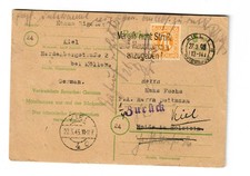 Postkarte Kiel nach