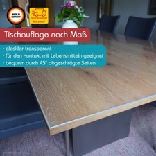 Tischauflage glasklar