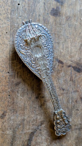 Mandoline historismus silber - mandoline,