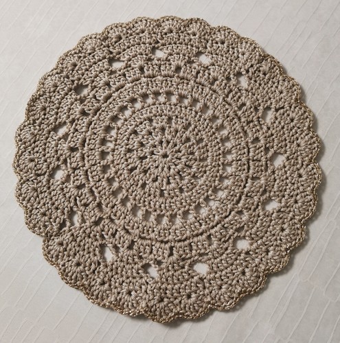Serviette gehäkelte - serviette,