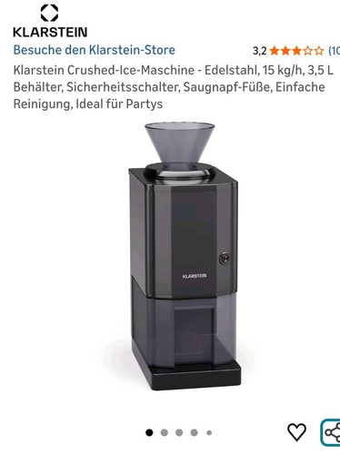 Klarstein crushed ice - crushed,