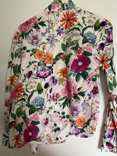 Zara bluse hemd bunt blumen - bluse,