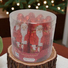 Riegelein Milchschokolade Weihnachtsmann Figuren 275g festliche Dose Weihnachtsleckereien