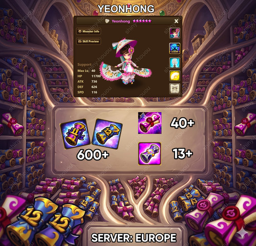 Summoners war ld5 - eu!, yeonhong