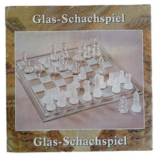 Schachspiel glas - schachspiel,,