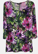 Slinky Brand Floral Tunic