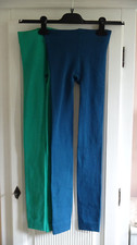 2 Paare Leggins  Ergee beide Größe 34/36  Grün und Grün/Blau Neu Ungetragen