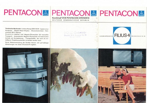 Faltblatt pentacon filius - faltblatt,