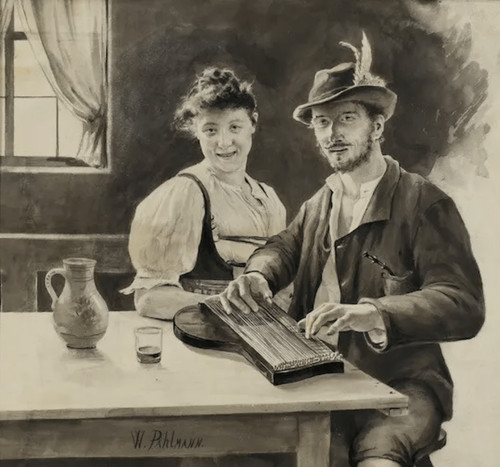 Trachtenpaar 1895 - trachtenpaar,