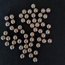56 kleine glänzende Eisenkugeln, Deko, Durchmesser 1 cm