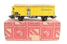 Märklin 326 Güterwagen Bananenwagen Jamaica Guss 800 in alter Rauten-OVP
