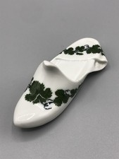 Meissen Porzellan Figur Schuh Glücksschuh Weinlaub Weinkranz 1. Wahl Alt Antik