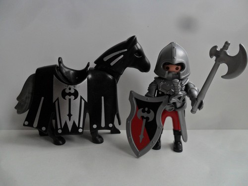Playmobil ritter zu pferd - ,
