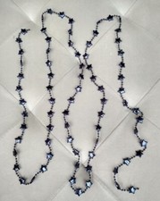 2 Perlenketten - Girlande - Christbaumschmuck -  mit Herzen