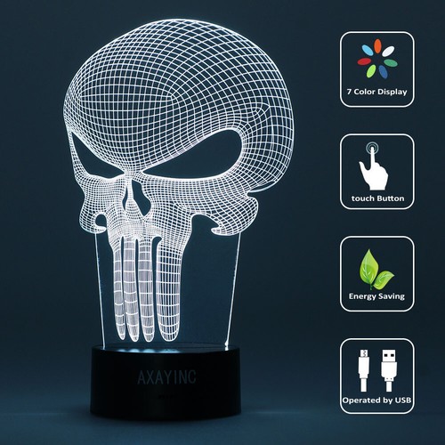 Led punisher skull schädel - led,