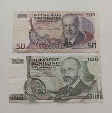 Schilling Banknoten Österreich