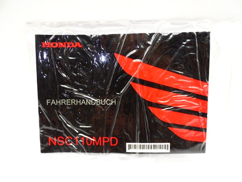 Honda nsc110mpd fahrerhandbuch - honda,