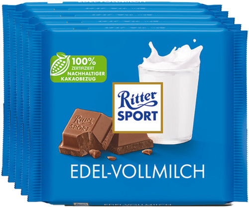 Ritter sport edel vollmilch - sport,