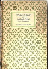 „Meister Schnock“ – Friedrich Hebbel – Insel-Verlag zu Leipzig