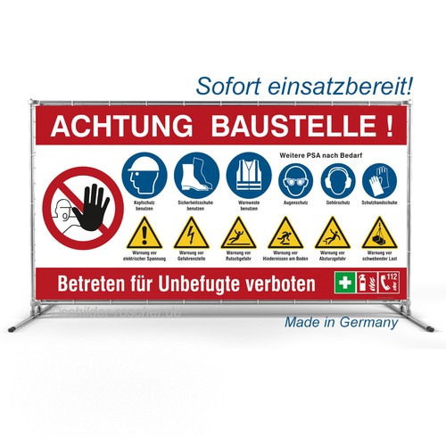 Bauzaunbanner - , |