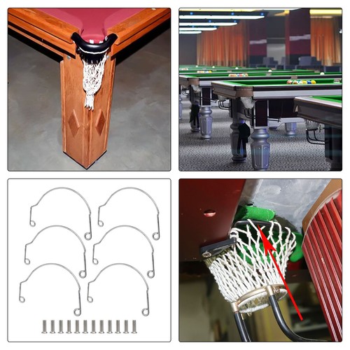 Billard pocket fixator - fixator, 6er