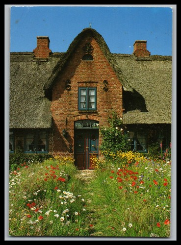 Ansichtskarte nordseeinsel - ansichtskarte,