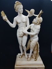 Alabaster Aphrodite, Eros, Pan