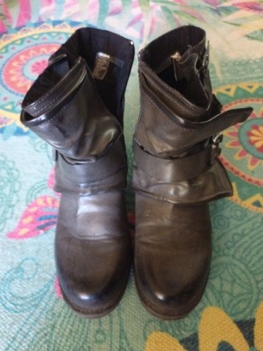 Boots stiefel dunkelgrau - boots, stiefel,