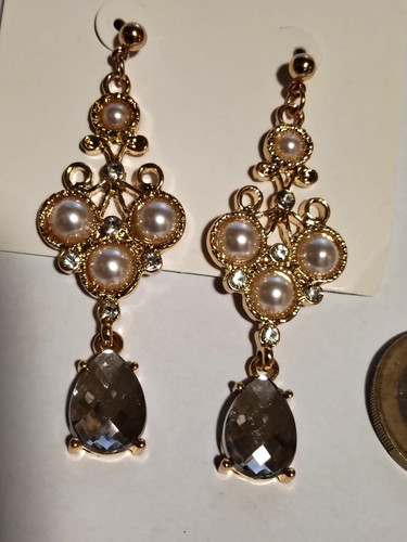 Ohrstecker goldfarben filigran