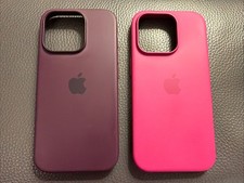iPhone 16 PRO Case Original 2 Stück Aubergine & Fuchsia Schutzhülle