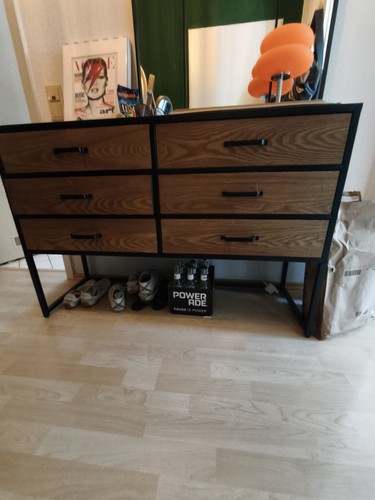 Kommode mit schubladen holz - 6,