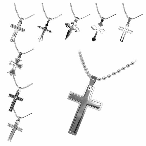 Kettenanhänger kreuz viele - 1,