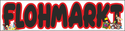 Banner flohmarkt - banner,