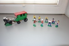 Elastolin-Seltene Gefängnisskutsche