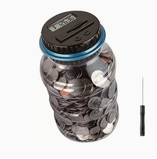 Coin counter, digital piggy