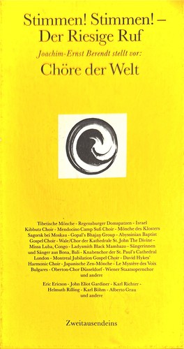 Joachim ernst berendt - berendt:, chöre