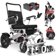 48km Elektrischer Rollstuhl, Geländegängiger Rollstuhl für Erwachsene, 700W 24AH