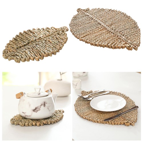 Rattan-Tischset