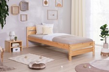 TiCAA Massivholz Einzelbett